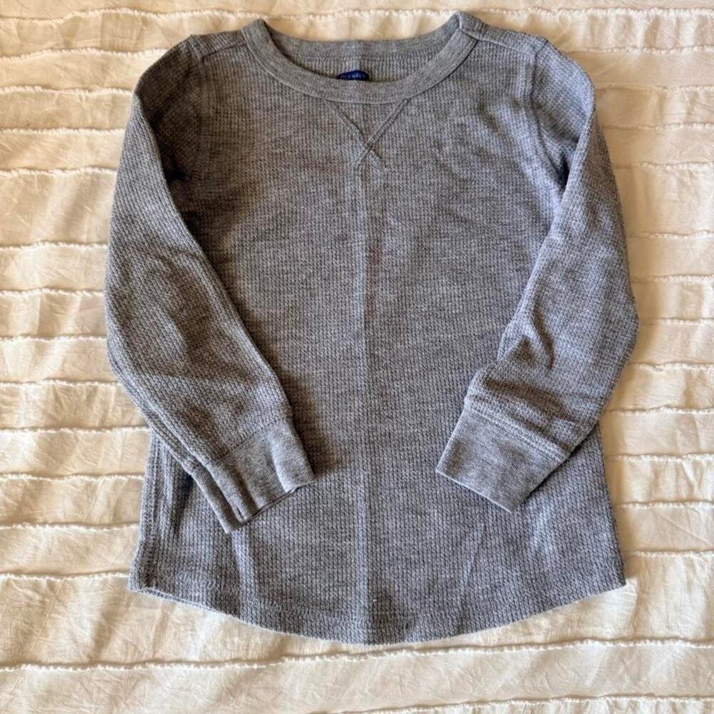 Old navy gray waffle knit shirt 3T